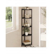 Стеллаж для хранения вещей с металлическим каркасом, для гостиной.