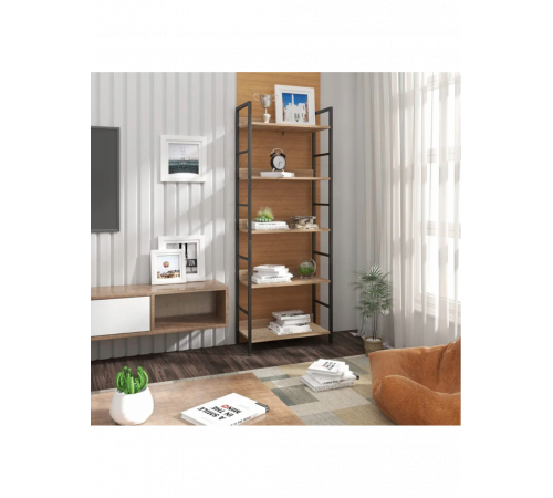 Стеллаж высокий WOLTU – стильный лофт стеллаж с прочным каркасом