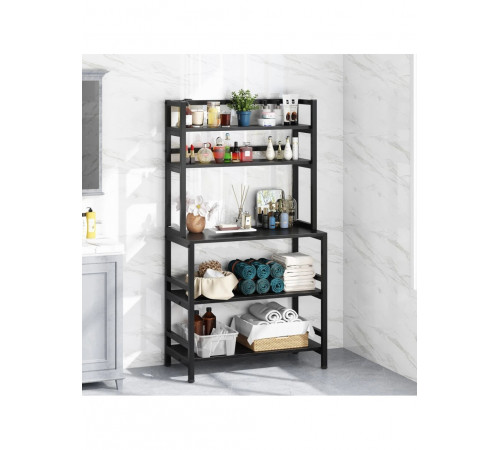 5-ярусна кухонна стійка - 168×80×40 см, ЧСЧ