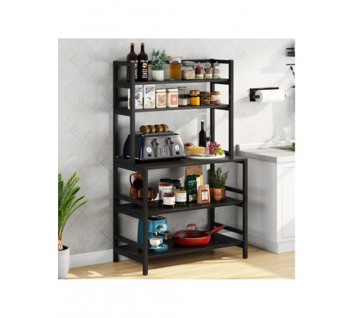 5-ярусна кухонна стійка - 168×80×40 см, ЧСЧ