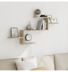 Настенная полка VIDAXL, дуб сонома