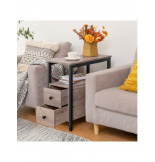 Стол с ящиком и открытой полкой для хранения