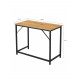 Письменный стол на металлической основе (100×50×75 см) — MSMLOFT
