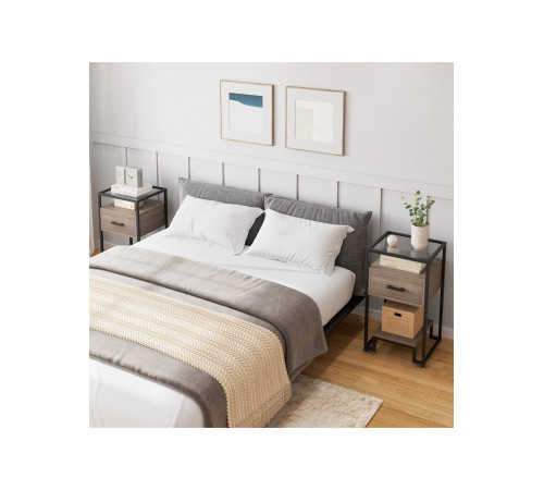 Столик 3-ярусний зі шухлядою MSMLOFT 78×40×40