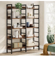 Стеллаж skiff 3 с полками 5-ярусный, коричневый