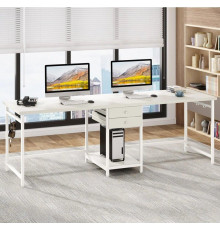 Стол двойной с ящиками