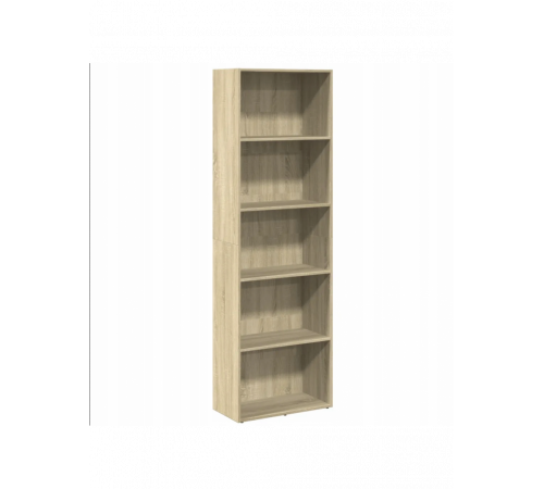 Книжный шкаф — дуб Сонома, стиль лофт, надежный шкаф для книг