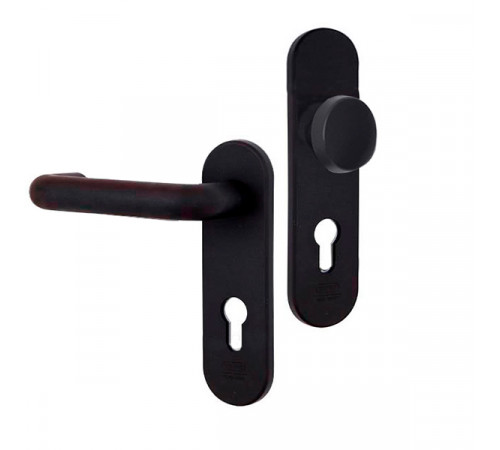 KEDR Ручка глуха CLASS 1919 BLACK на протипожежний замок
