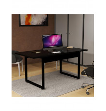 Офісний стіл в індустріальному стилі, чорний