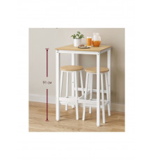 Барний стіл із металевим каркасом. Невеликий кухонний стіл, високий паб-стіл для вітальні.