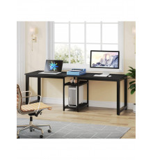 Стол двухместный с полками