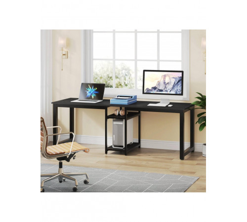 Стол двухместный с полками – 200×60×72 см.