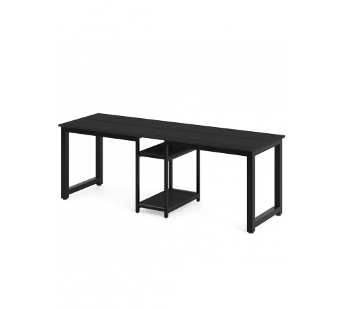 Стол двухместный с полками – 200×60×72 см.