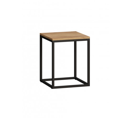 Приставний журнальний столик MSMLOFT — металевий каркас, ДСП