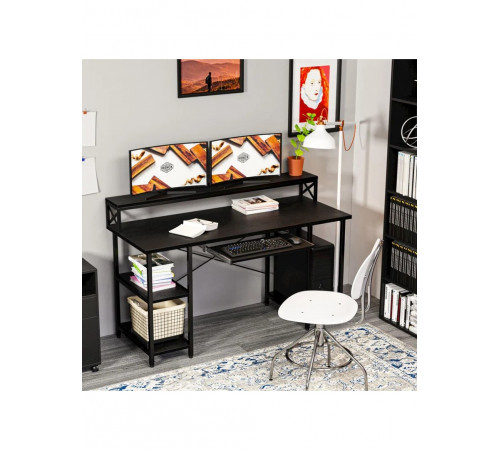 Компьютерный стол на металлической основе