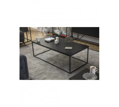 Приставной журнальный столик MSMLOFT – стильный металлический каркас.