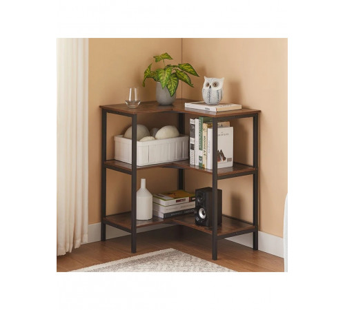 Стеллаж Lekendrick – угловой, 3-ярусный (75×60×70 см)