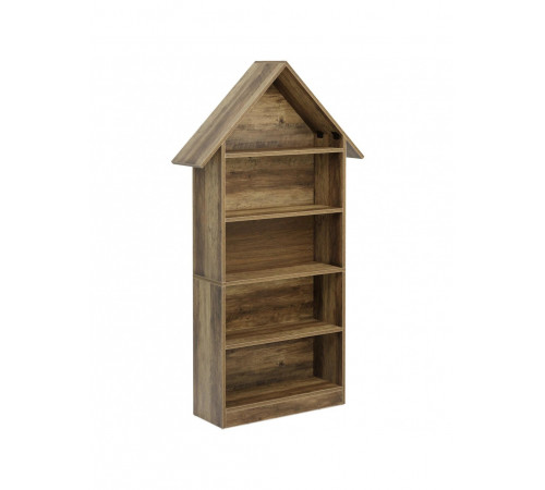 Дизайнерський 5-ярусний стелаж — 200×80×30 см, арковий стиль