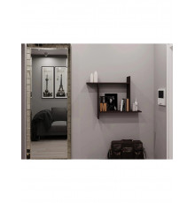 Полка навесная для небольших вещей, коричневый