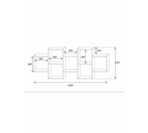 Підвісна полиця SEBA