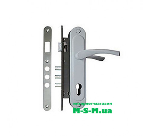 Врізний замок Аріко ЗВ-7 із білою ручкою без циліндра