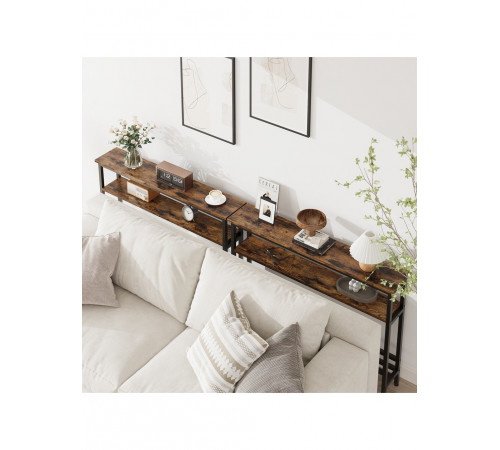 Вузький консольний столик 2-ярусний