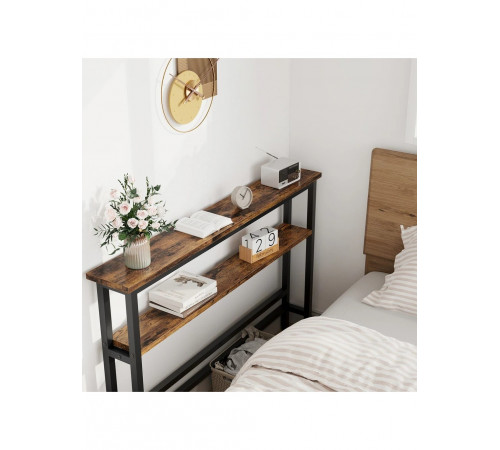 Вузький консольний столик 2-ярусний