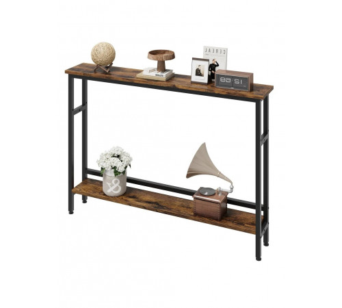 Вузький консольний столик 2-ярусний