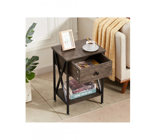 Высокие тумбочки Kempst – 55×40×30 см, X-акцент