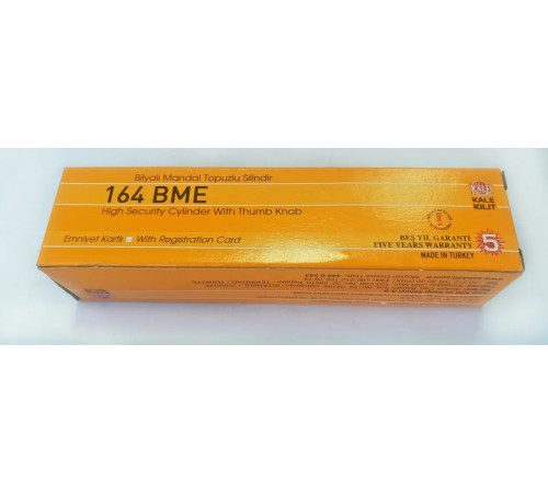 Цилиндр Kale BMЕ 40х10х40=90 мм, никель с вертушкой