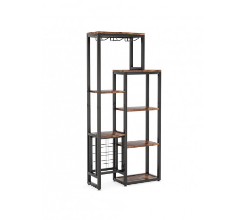 5-ярусний стелаж для вина MSM - вишуканий винний стелаж у стилі лофт