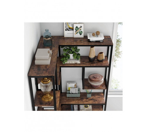 Стеллаж угловой MSM U0082, дуб сонома/черный металл