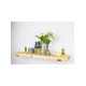 LOFT SHELF золоті кронштейни - масив сосни 20 мм, бохо-вінтаж.