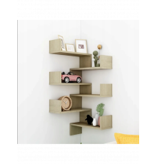 Кутові настінні полиці, 2 шт., дуб сонома