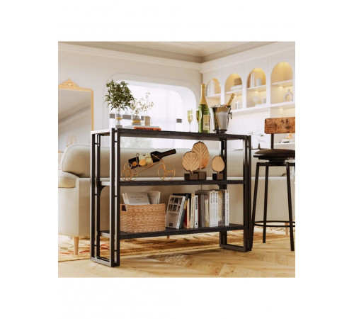 Етажерка 3 полиці MSMLOFT — стильний стелаж для дому, книг та декору