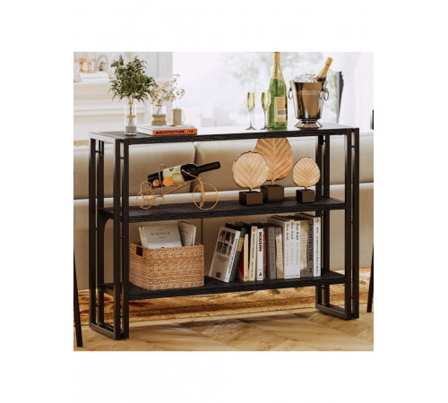 Етажерка 3 полиці MSMLOFT — стильний стелаж для дому, книг та декору