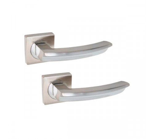 Ручки на розетці KEDR R06.593-AL SN/CP