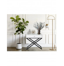 Тумбочка с металлической крестовиной