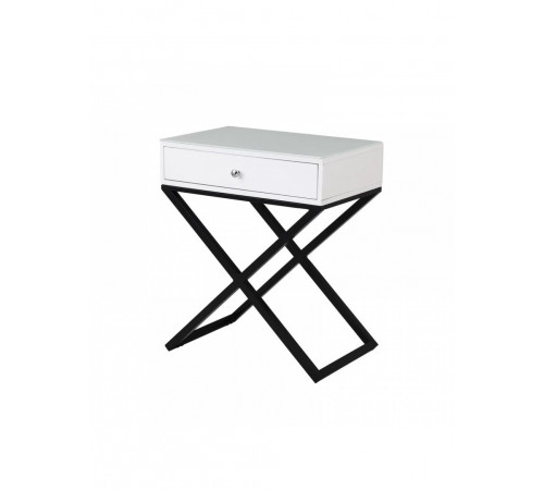 Тумбочка с металлической крестовиной