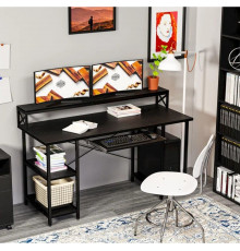 Компьютерный стол на металлической основе