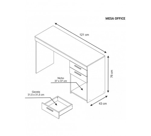Стол Office – белый
