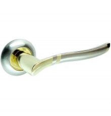 Ручка на круглій розетці KEDR R10.035-AL-SN/РВ