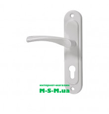Дверна ручка на планці Аріко 55мм біла