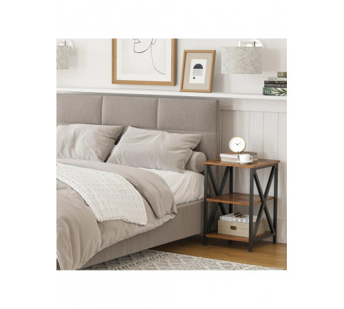 Стіл Kinen MSMLOFT — 60×40×40 см, X-подібні рамки