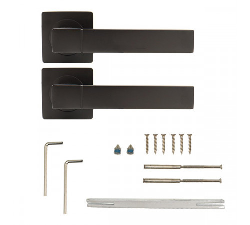 Ручки на розетці KEDR R06.081-AL black