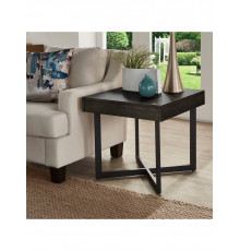 Столик Eldersley – ретро-акцент с ящиком (55×60×60 см)