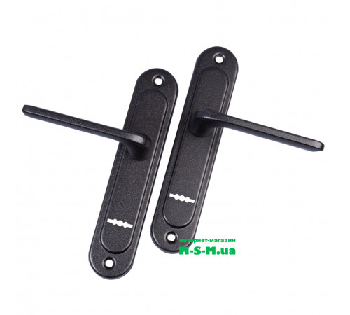 Ручка на планці Аріко 77 Roboquattro сувальдна чорна