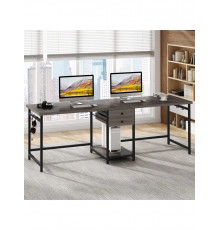 Стол двойной с ящиками