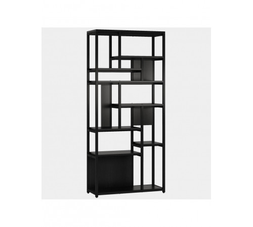 Стелаж 8-ярусний Etagere 8, чорний — висота 180 см, ширина 80 см