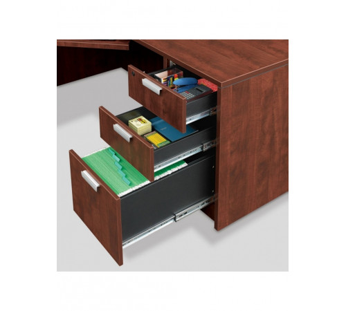 Сучасний кутовий L‑подібний письмовий стіл